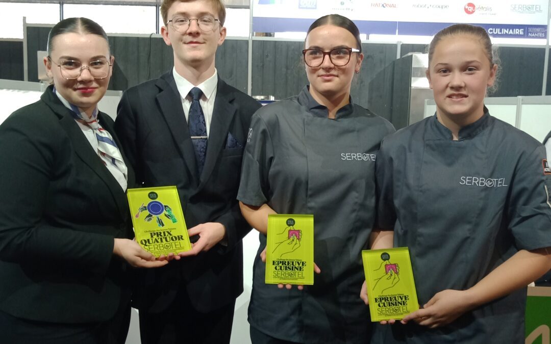 Meilleur QUATUOR le Lycée Nicolas Appert au salon Serbotel « Challenge des jeunes talents »